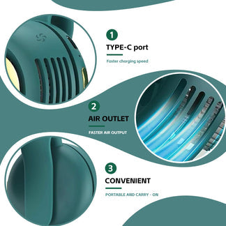 Mini ventilateur portable sans pales