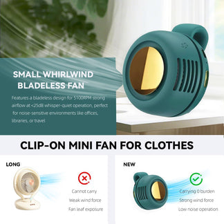 Mini ventilateur portable sans pales