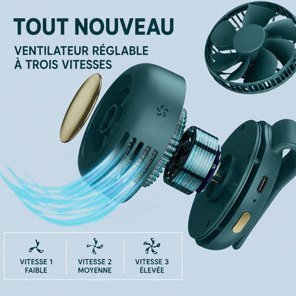 Mini ventilateur portable sans pales